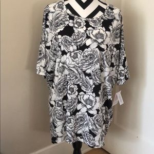 LuLaRoe Floral Print Irma Size 2XL